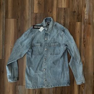 Men’s Denim project -Slim Fit denim jacket size L